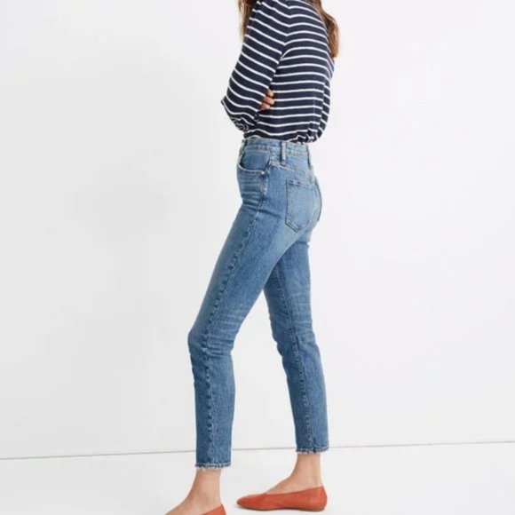 Madewell Denim - MADEWELL The High Rise Slim BoyJean medium wash, 27
